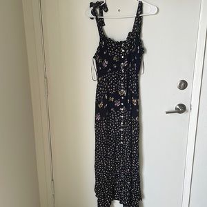 Black medium maxi dress